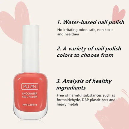 Nail Polish Quick Dry No Bake Transparent Peel-off Long-lasting Odorless Student Nail Salon Water-based Nail Art Tools