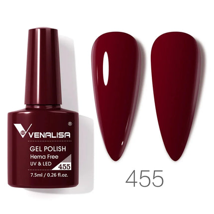 7.5ml Venalisa Nail Gel Polish HEMA FREE TPO FREE Full Coverage Semi Permanent Soak Off UV LED Gel Nail Polish Gel Varnish