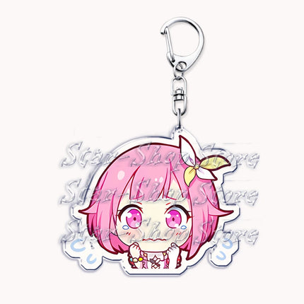 VIRTUAL SINGER Wonderlands Showtime Keychains Keyrings for Accessories Touya Emu Rui Akito Tsukasa Key Chain Jewelry Fans Gifts
