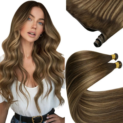 Sunny Hair Genius Weft Hair Extensions Human Hair Sew in Extensions Genius Human Hair Wefts Brazilian Hair For Women