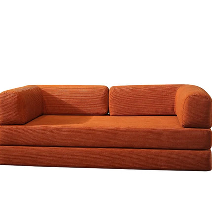 150CM Modern Style Air Compression Fabric Flannel Deformable Modular Couch for Living Room Sectional Composable  Sofa Bed