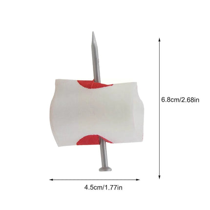 New Magic Trick Props Close Up Vanish Appearing Plastic Finger Thumb Tip + Red Silk Stage Show Props Rubber Prank Toy Tool Gifts