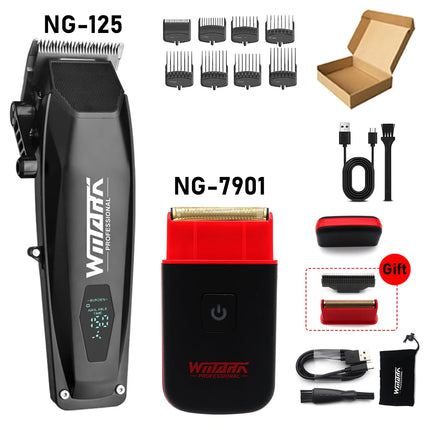 WMARK NG-7901 Electric Shaver 8800RPM Full Metal Mini body Cordless Professional Shaver Hair Trimmer Men's Barber Machine