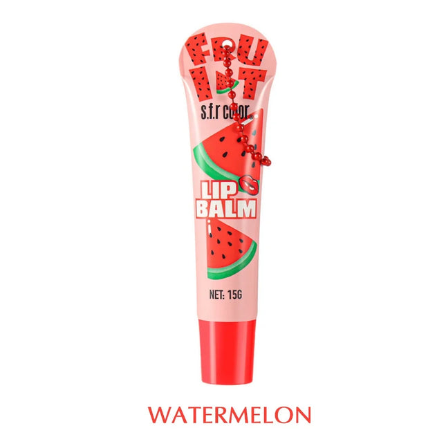 4-Color Fruit Flavored Lip Balm - Brightening Colored Moisturizing Lip Glaze - Festival Holiday Gifts - Long-Lasting Lip Care