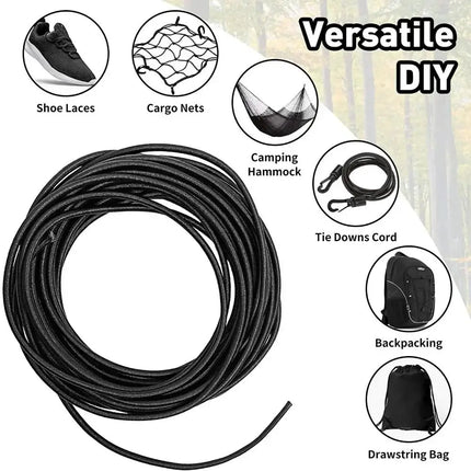 3/4/5/6mm Strong Elastic Rope Bungee Shock Cord for DIY Jewelry Making, Garment Sewing, Handmade Crafts