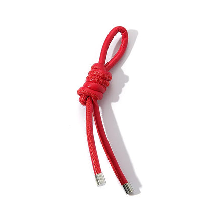 New PU Leather Rope Hanging Decoration Fashion Key Chain Mobile Phone Hanging Rope Bag Hanging Decoration Car Key Ring