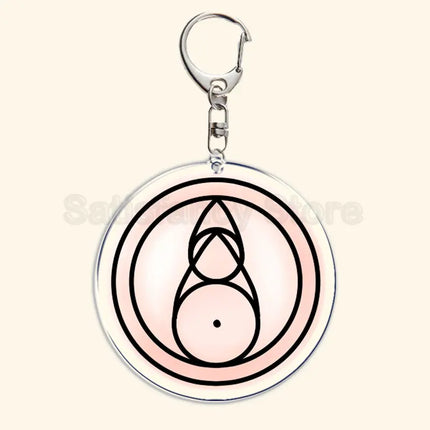 The Owl House Keychain Luz Noceda King Eda Hooty Acrylic Key Chain Pendant Key Ring Keychains for Bag Pendant Aaccessories Gift