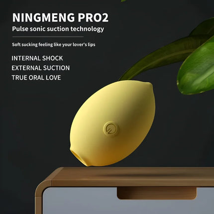 Lemon Vibrator Sucking G-Spot Clitoral Stimulator Vibrating Massger 10 Modes Silicone Dildo Clitoral Sucker Sex Toy For Women