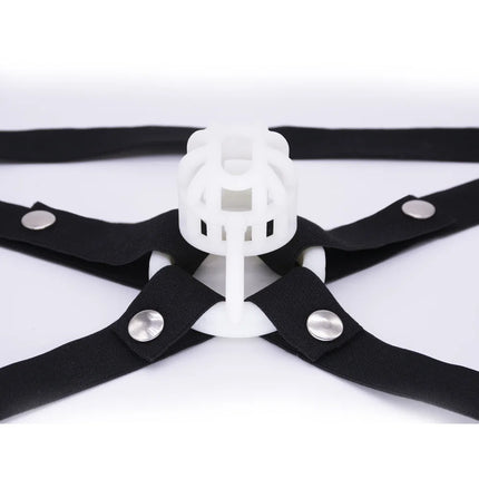 Chastity Cage Anti-off Device Elastic Band Chastity Belt for Male Auxiliary Belt Adjustable Underwear Rope Scrotum Ring SissyToy