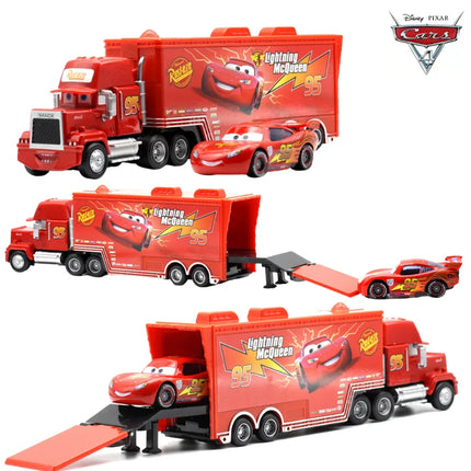 Hot Disney Pixar Cars And Truck Set Collection Car Toy Lightning Mcqueen Uncle Mack Model Truck Racing Car for Christmas Gift