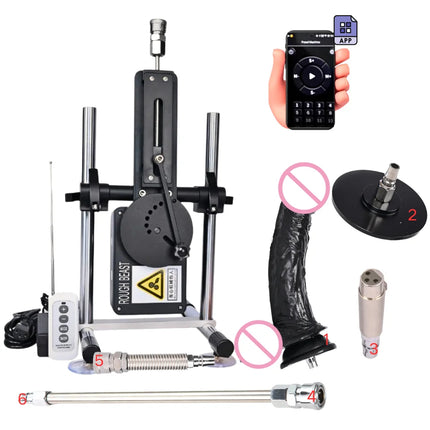 ROUGH BEAST 360° Mute APP Control Sex Machine for Women Love Machine With Vac-u-Lock Dildo Attachments Pumping Gun Sex Toy 70W