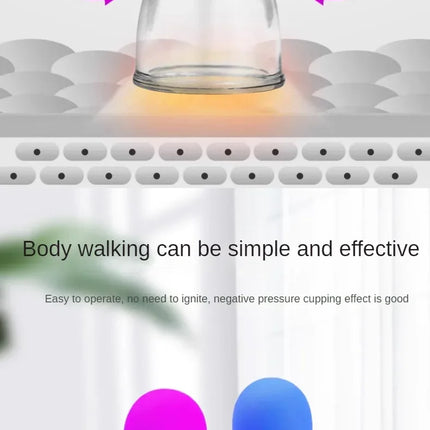 Silicone Cupping Massage Cup For Body Face Neck Eye Massager Vacuum Tank Body Facial Care, Anti-aging Beauty Tool