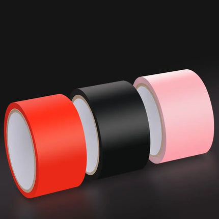 BDSM  Bondage Tape PVC Inviscid Binding Tape Electrostatic Static Adsorption Duct Tape for BDSM & Adult Play Restraints