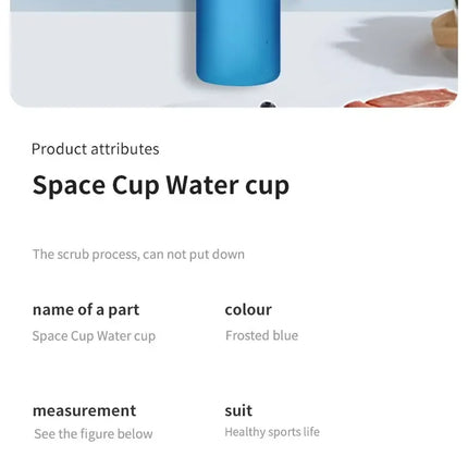 560ml Water Bottle Outdoor Adult Sports Water Cup Portable Plastic Bottle Student Teapot Kitchen Drinking Tools