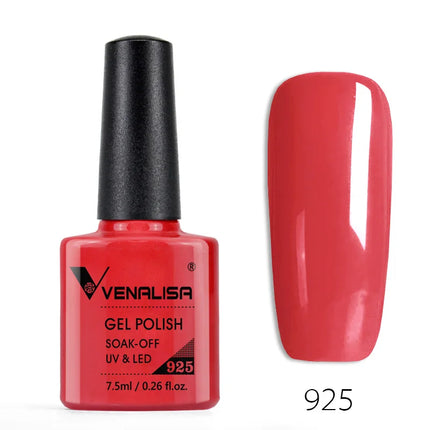 Venalisa Nail Gel Polish Semi Permanent Salon Quality TPO Free Glitter 7.5ml Soak off UV LED Nail Gel Varnish