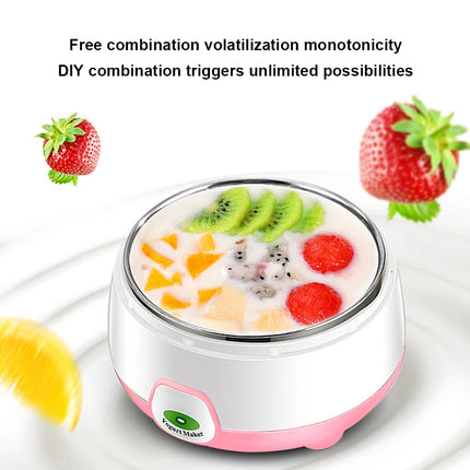 1L Yogurt Maker with Stainless Steel Container Automatic Yogurt Maker Electric Yogurt Maker for Homemade Yogurt Natto Rice Wine