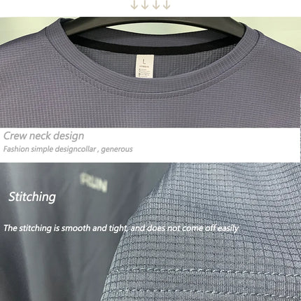 Quick Dry Breathable T-Shirt Sports Tops Training Clothes Long Sleeve T-Shirt Men's Autumn Running Gym Accessories Men Fitness