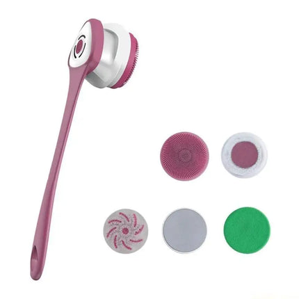 D0AB Electric Bath Brush Body SPA Massage Shower Brush Exfoliate Skin Care Rechargeable Cleaning Brush Gift for Men Woman