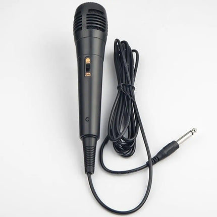 New Professional Dynamic Microphone Integrated Wired Vocal Mic Black Portable Karaoke Recording