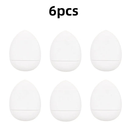 6Pcs Mini Finger Puff Foundation Small Air Cushion Powder Sponge Face Concealer BB Cream Cosmetic Applicator Makeup Tools