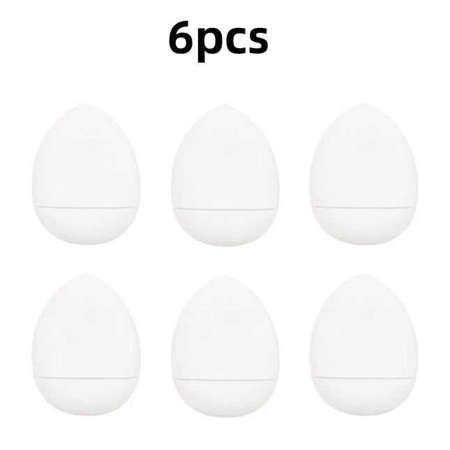 6Pcs Mini Finger Puff Foundation Small Air Cushion Powder Sponge Face Concealer BB Cream Cosmetic Applicator Makeup Tools