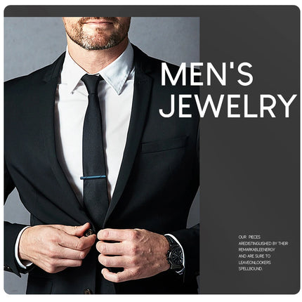 Minimalist Tie Clip For Men Tie Clip To Man Shirt Business Party Gift Box Jewelry Men's Cuff Luxury Man Fashion Cufflinks Lawyer