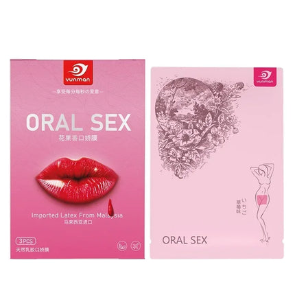 Oral Fruity Adult Game Super Thin Soft  Sex Membrane Vagina Anal Sex Toys for Couple Erotic Penis Masturbation 1pcs Sex Product