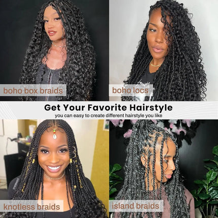 Bulk Braiding Hair Human hair Deep Wave Colored Unprocessed No Weft Boho Braids Human Hair Bulk Extensions Brazilian Remy Hair