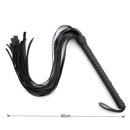59cm BDSM PU Leather Rivets Fetish Bondage Sexy Whip Flogger Sex Toys For Couples Spanking  tickle Knout Adult Games