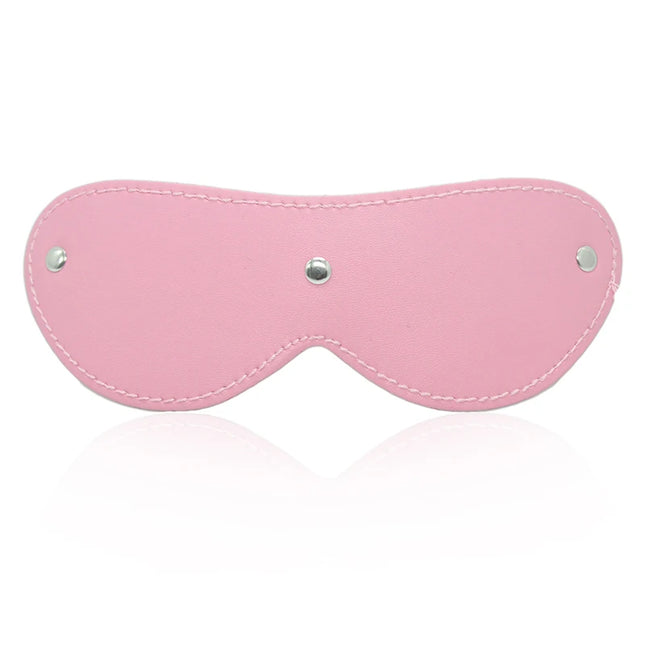 Leather Sex Eye Mask Sleeping Shade Blindfold BDSM Slave Fetish Sex Toys For Adults Games Flirt Sex Mask Exotic