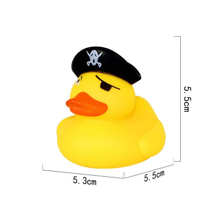 Toddler Baby Play Water Toys Little Yellow Duck Bath Toy Squeeze Sound Rubber Ducky Toys Kids Swimming Funny Toys