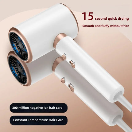 2400W High-Power 15-Second Fast Drying Negative Ion Constant Temperature Hot And Cold Air High-Speed Hair Dryer EU/US/UK Plug