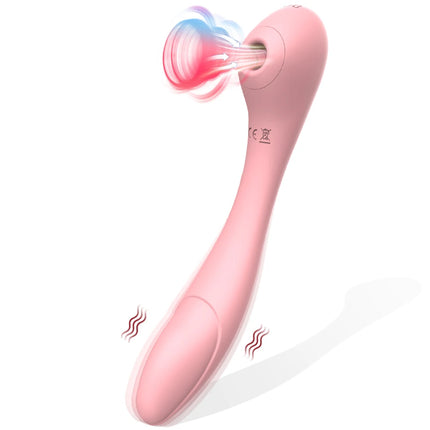 Clitoral Sucking Vibrators 2 IN 1 Adjustable G Spot Clit Clitoris Sucker For Women Dual Stimulation Sex Toys Goods for Adults 18