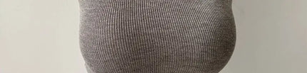 Korean Sle Knitted Vest Women's Base Layer Tank Top Svel f High Collar Spring Autumn Winter Inner And Outer Wear