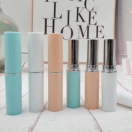 500PCS Empty lipstick tube, leak-proof twist-up lipstick container, DIY lip balm lipstick lip care,cosmetic filler (four colors)