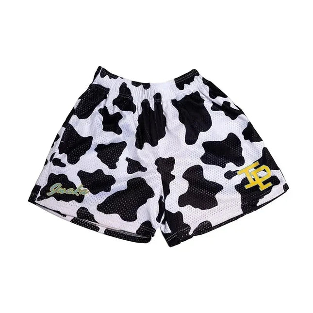 NEW INAKAPOWER Men shorts Classic GYM Basketball Workout Mesh Shorts Summer casual shorts gym sports quick dry shorts men