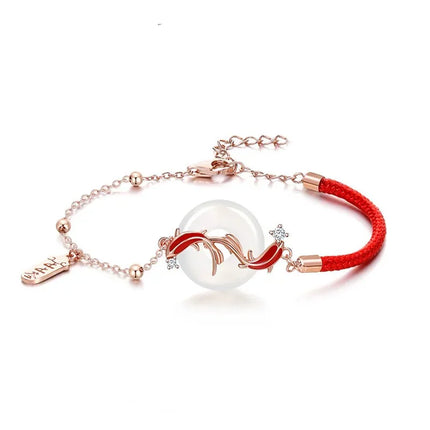 Fashion Simple Lucky Knot Red Rope Bracelets for Women Men Handmade String Adjustable Bracelet Friendship Amulet Jewelry Gift