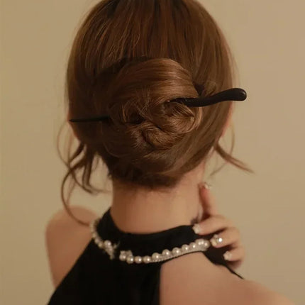 Vintage Wood Hair Sticks for Women 집게핀 Hair Accessories Chinese Style Hairwear Hairpins Jewelry Украшения Для Волос 비녀
