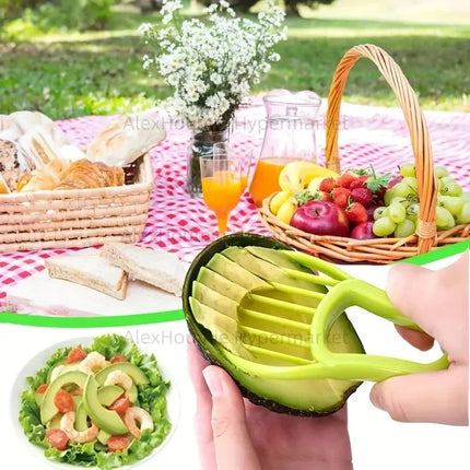 3-in-1 Avocado Slicer Shea Corer Butter Fruit Peeler Cutter Pulp Separator Plastic Knife Kitchen Vegetable Tools Home Accessory