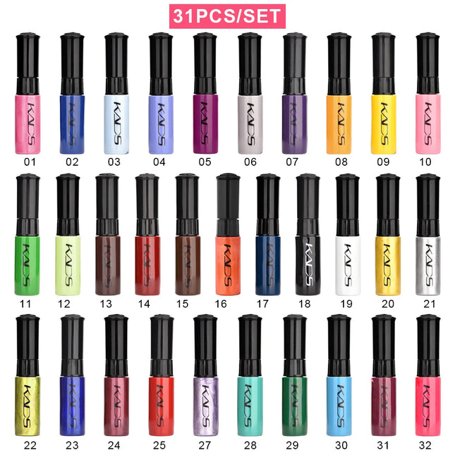 41pcs Nail Stamping Polish Set Nail Art Printing Varnish DIY Design for Stamping Plate Nail Polish Semi-transparent Lacquer Set
