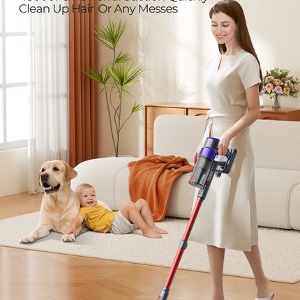 LARESAR V8 48Kpa 500W Cordless Vacuum Cleaner Car 60 Mins Home Appliance Wireless Removable Battery 2024 NEW Brushless motor