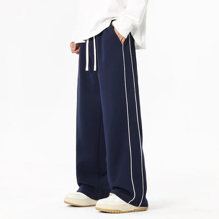 2025 Autumn Men Sweatpants Baggy Joggers Cotton Korean Sports Pants  Neutral Loose Outdoor Jogger Fitness Trouser