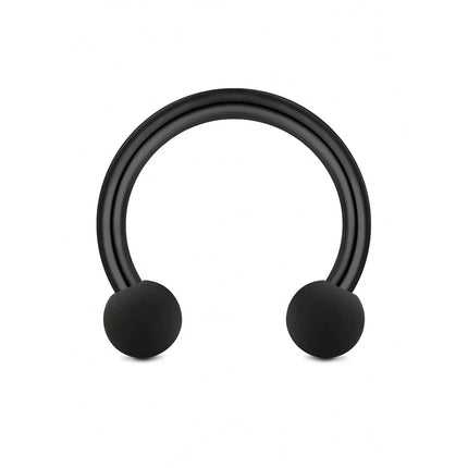 1pc Back Septum Rings Muti-Styles Punk 16gauge Stainless Steel Nose Rings Hoops Septum Clicker Daith Piercing Jewelry
