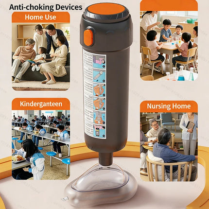 Automatic First Aid Device Choking CPR Machine with Masks Anti Choking Rescue Device Portable Anti Asphyxia Home Suction Rescue