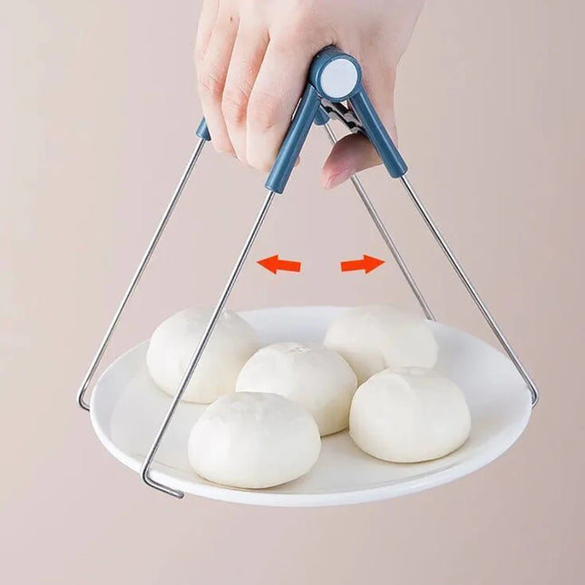 Anti-scalding Clip Disc Lifter Steamer Clamp Silicone Gloves Microwave Oven Tray Non-Slip Pan Gripper Kitchen Accessories