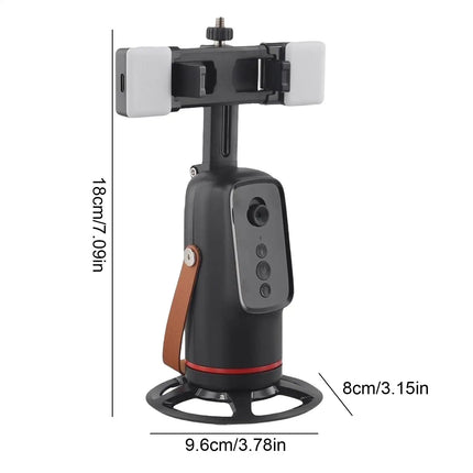 Face Tracking Tripod 360 Degree Rotation Auto Stand Tripod That Follows Your Movement for Live Streaming Selfie Video Recording