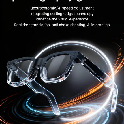 2026 Smart Glasses HD Photo Video OpenAI Record Translation Touch Photochromic Lenses Bluetooth Call Music Multifunction Glasses