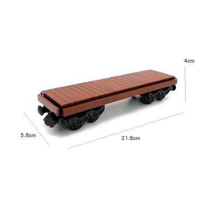 All DIY Train Toys Technical Parts MOC City Creative Idea Train Track Base Wheel Building Blocks Bricks Assembled Kids Gifts Hot