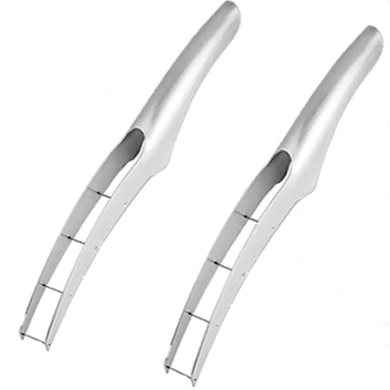 handy durable stainless steel watermelon chopper, fruit peeling and chopping artifact,suitable for family gatherings and parties