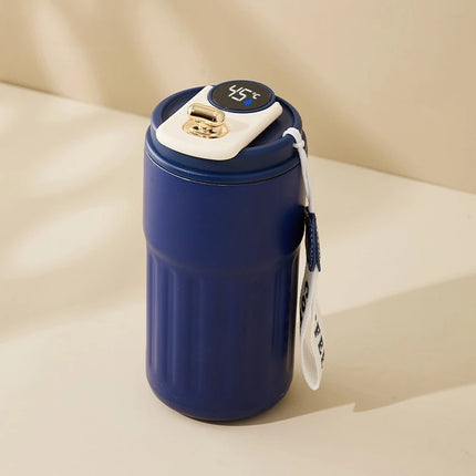 Smart Temp Display Stainless Steel Tumbler Mug Vacuum Insulated Coffee Cup Travel Thermos Cups Thermal Hot Water Bottle for Tea